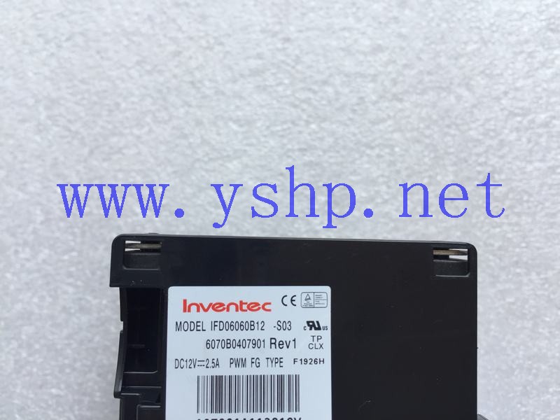 上海源深科技 HP  Server Fan   IFD06060B12 -S03 6070B047901 REV 1 高清图片