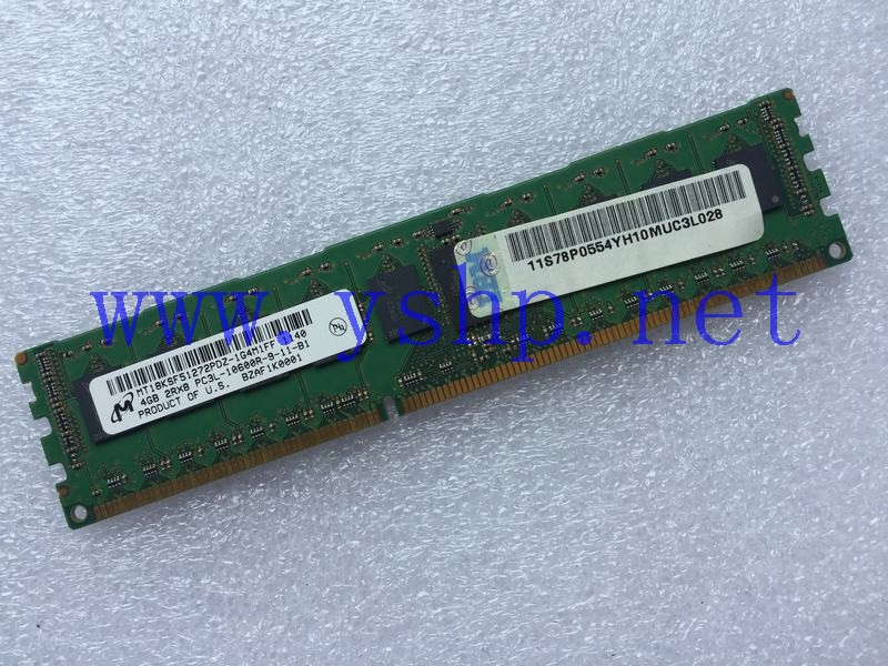 上海源深科技 IBM Power7  Server Memory    single  4GB MT18KSF51272PDZ-1G4M1FF 78P0554 高清图片