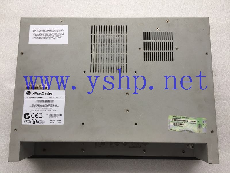 上海源深科技 Allen-Bradley AB VersaView 1500P 77184-900-07 6181P-15TP2KH 6181P-15TP2KH 高清图片