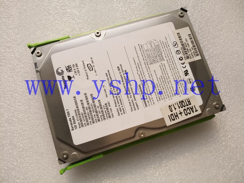 上海源深科技 SUN  Hard disk   120G 370-6936-01 TACO+HDI RTQ01.1.0 高清图片