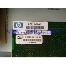 HP  dual port  Gigabit PCI-X光纤 network card  A7011-60001