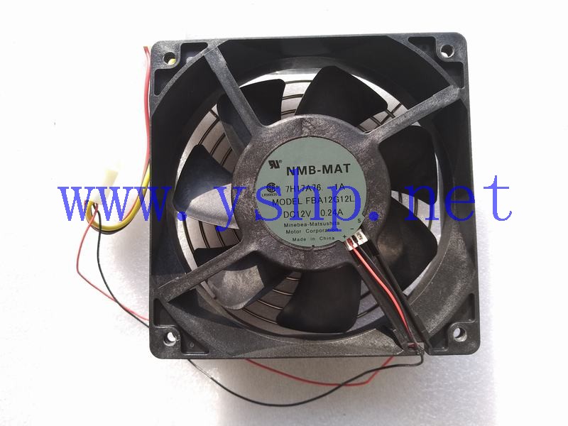 上海源深科技 Industrial computer Fan   NMB-MAT 7H17A76.-1A FBA12G12L DC12V 0.24A 高清图片