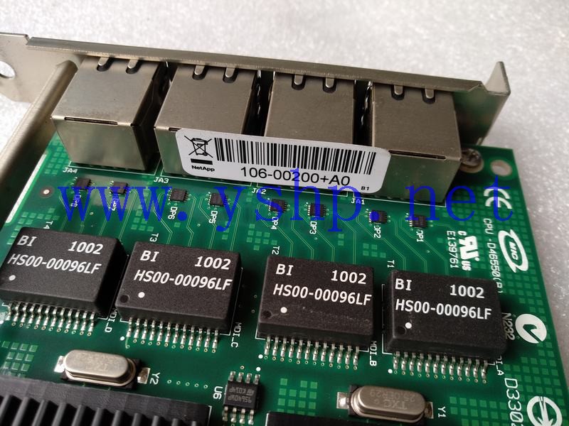 上海源深科技 NETAPP INTEL PRO1000 PT QUAD PORT four port Gigabit  network card  106-00200+A0 B1 高清图片