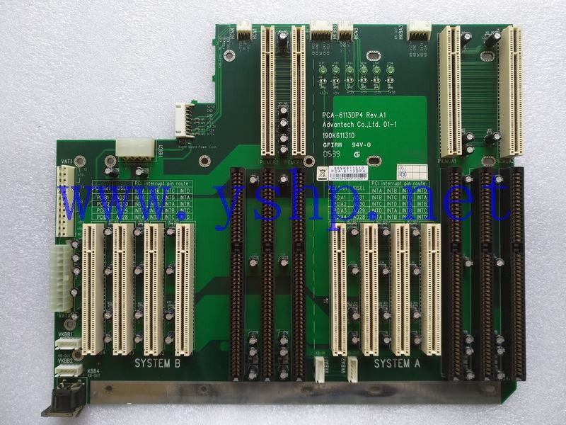 上海源深科技  Advantech Industrial  computer backplane  PCA-6113DP4 REV.A1 190K611310 高清图片