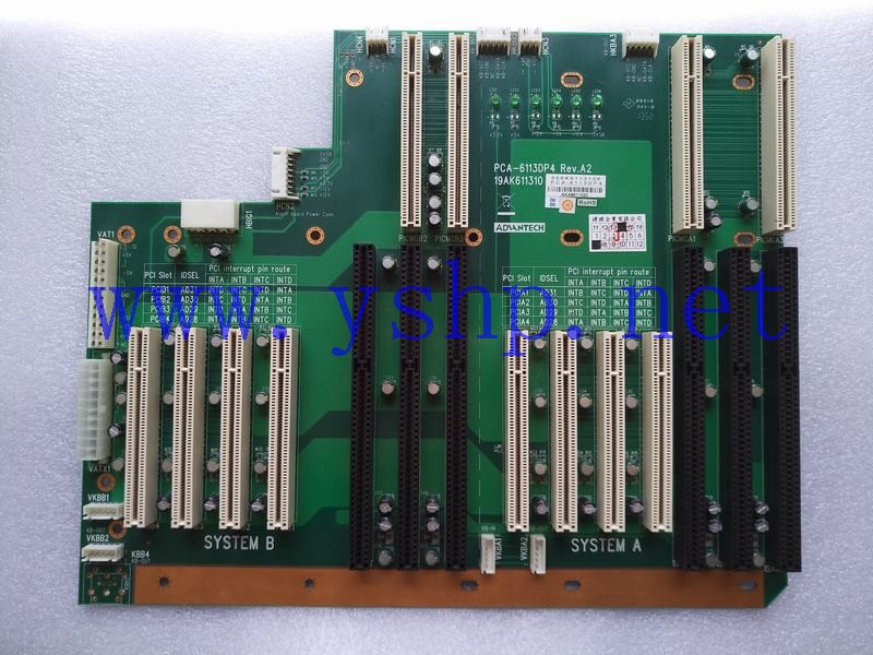 上海源深科技  Advantech Industrial  computer backplane  PCA-6113DP4 REV.A2 19AK611310 高清图片