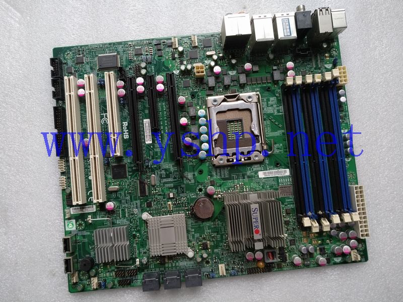 上海源深科技  SuperMicro  Workstation  mainboard SUPER X8SAX REV 2.00 高清图片