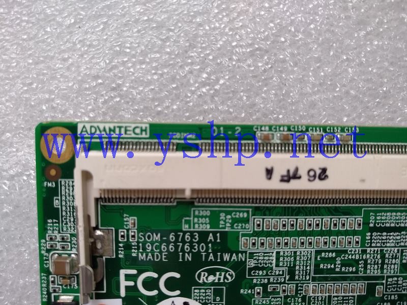 上海源深科技 ADVANTECHAdvantech SOM-6763 A1 19C6676301 SOM-6763D 嵌入mainboard 高清图片