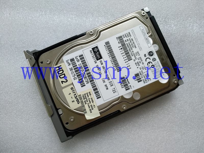 上海源深科技 SUN V240 Server Hard disk   72G SCSI 10K 390-0175-02 MAT3073NCSUN72G 540-5455-01 高清图片