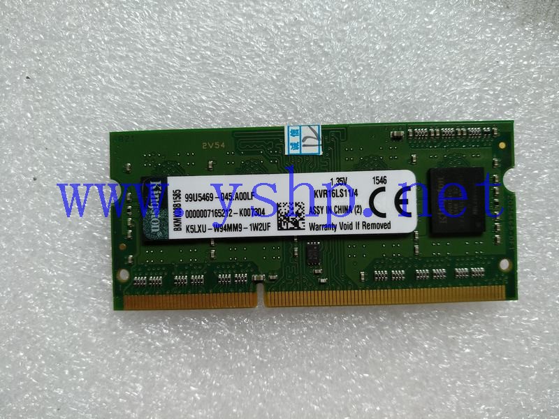 上海源深科技 笔记本 Memory   DDR3 4G KVR16LS11/4 1.35V 高清图片