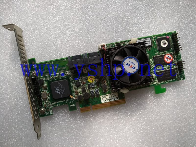 上海源深科技  Server Workstation    Raid card ARC1220 VER 1.2 71-121001-0012 高清图片