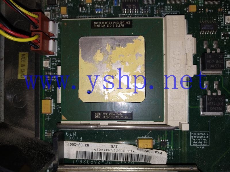 上海源深科技 INTEL CPU PENTIUM III-S SL5PU 1133 512 133 1.45 高清图片