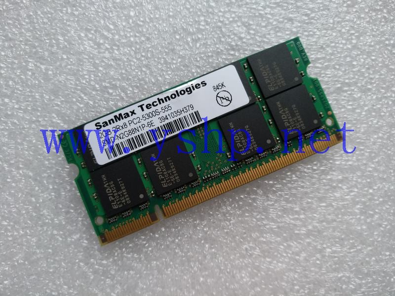 上海源深科技 笔记本 Memory   2GB 2RX8 PC2-5300S-555 高清图片