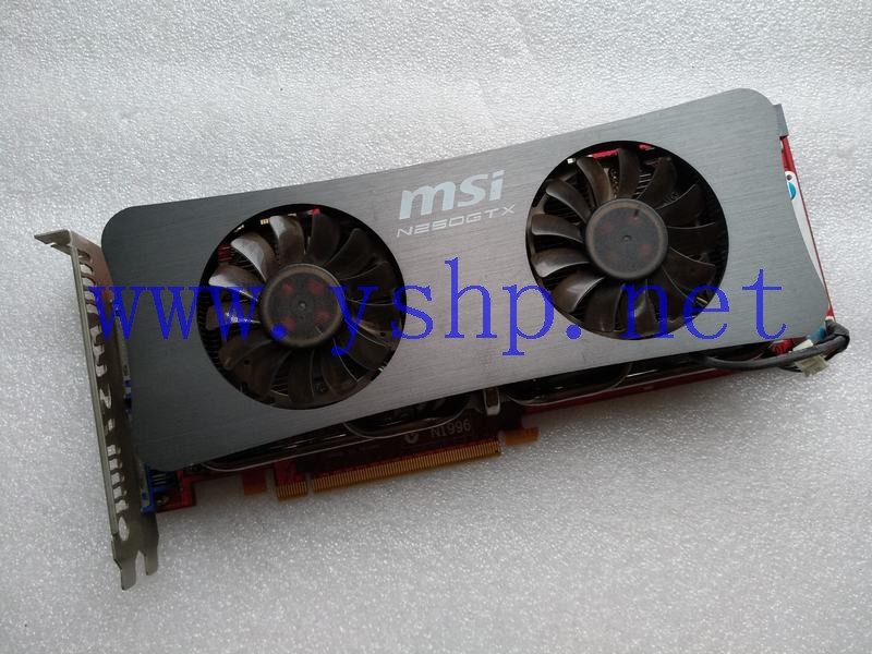 上海源深科技 MSI N260GTX-2D896-OC PCI-E 896M显存 高清图片