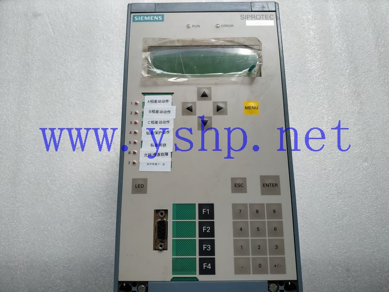 上海源深科技 SIEMENS SIPROTEC 7SD61 Line-differential Protection Relay 7SD6105-5BB29-0BA0-X63/EE M1G 高清图片