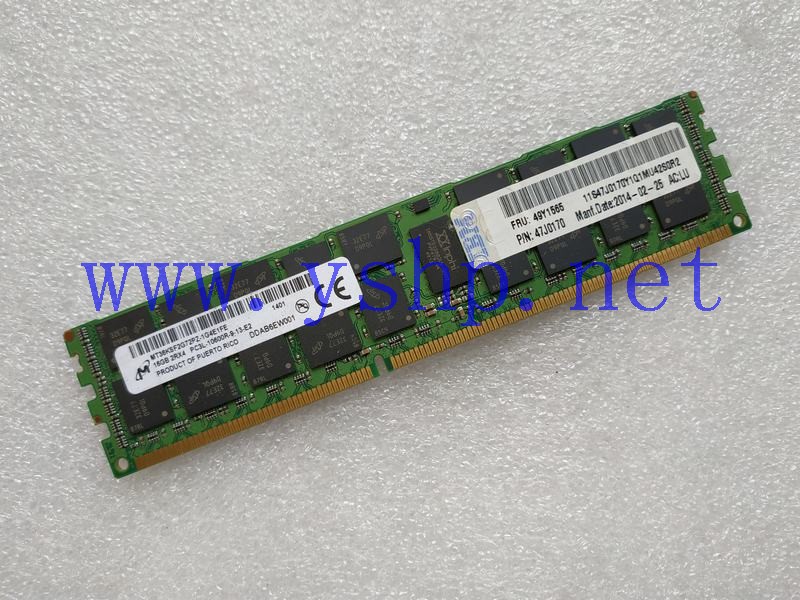 上海源深科技 IBM X3850X5 Memory    single  16GB 49Y1565 47J0170 高清图片