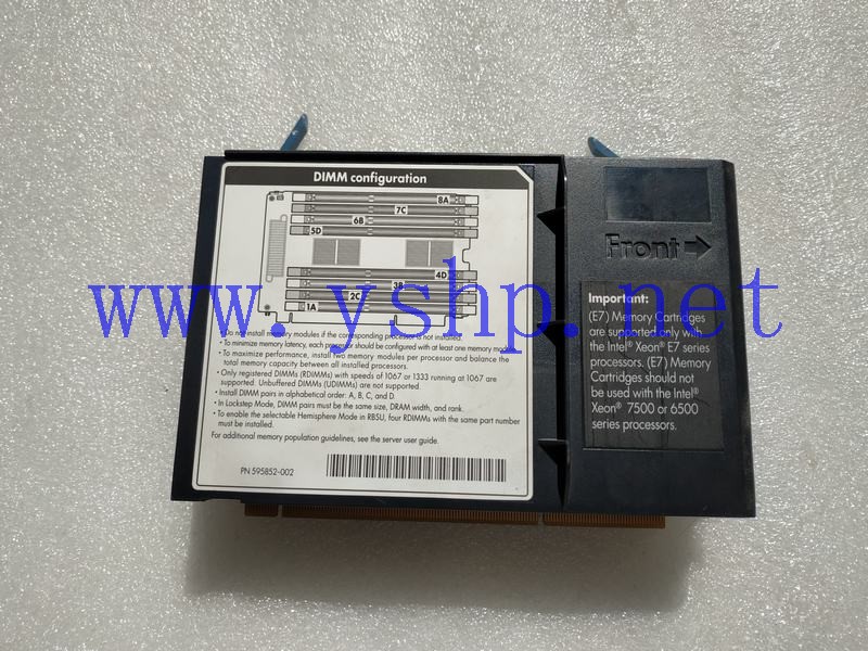 上海源深科技 HP DL580G7 DL980G7  Server Memory  板 650761-001 647058-001 高清图片