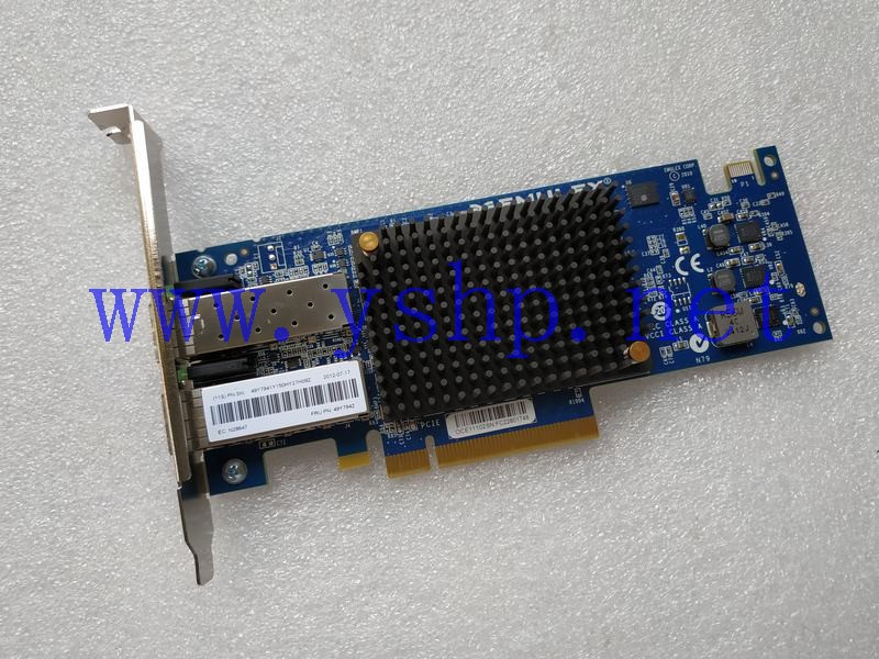 上海源深科技 IBM 10GB  dual port 万兆光纤 network card  49Y7941 49Y7942 高清图片