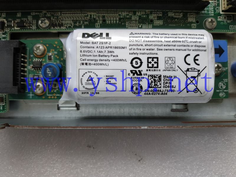 上海源深科技 DELL MD3600F Storage controller battery   BAT2S1P-2 D668J 高清图片