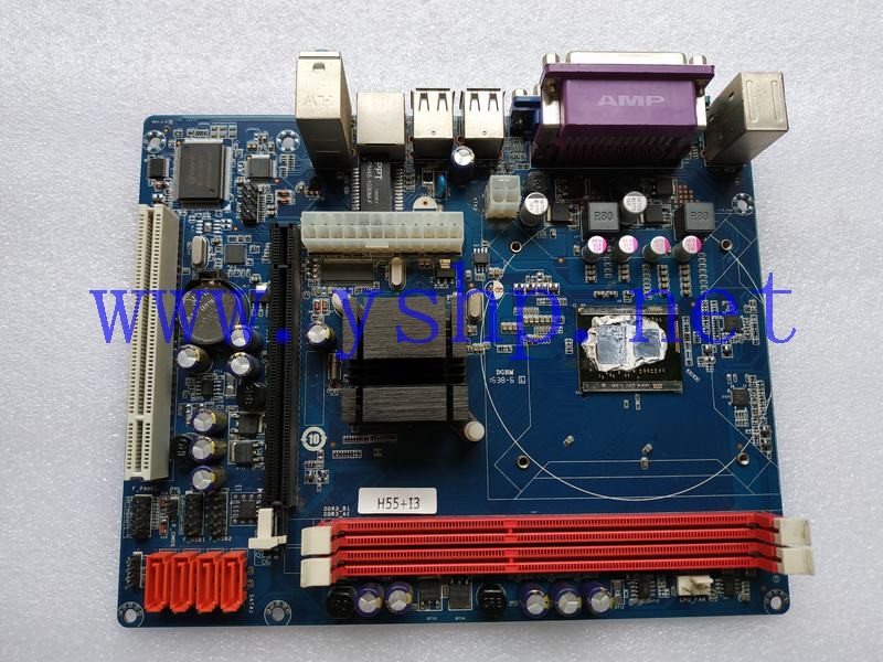 上海源深科技 mainboard H55+I3 集成I3 SLBTX I3-370M 2.40GHZ 高清图片