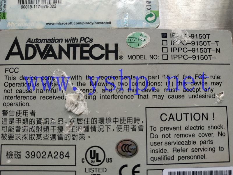 上海源深科技 Advantech Computer  设备 IPPC-9150T 高清图片