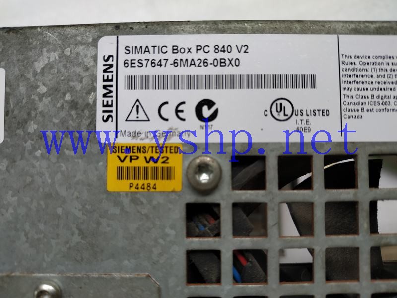 上海源深科技 SIEMENS SIMATIC BOX PC840V2 6ES7647-6MA26-0BX0 高清图片