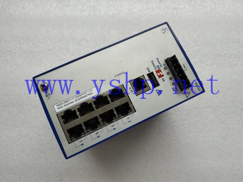 上海源深科技 HIRSCHMANN RS20 Rail Switch RS20-0800T1T1TDAEHC07.1.01 高清图片