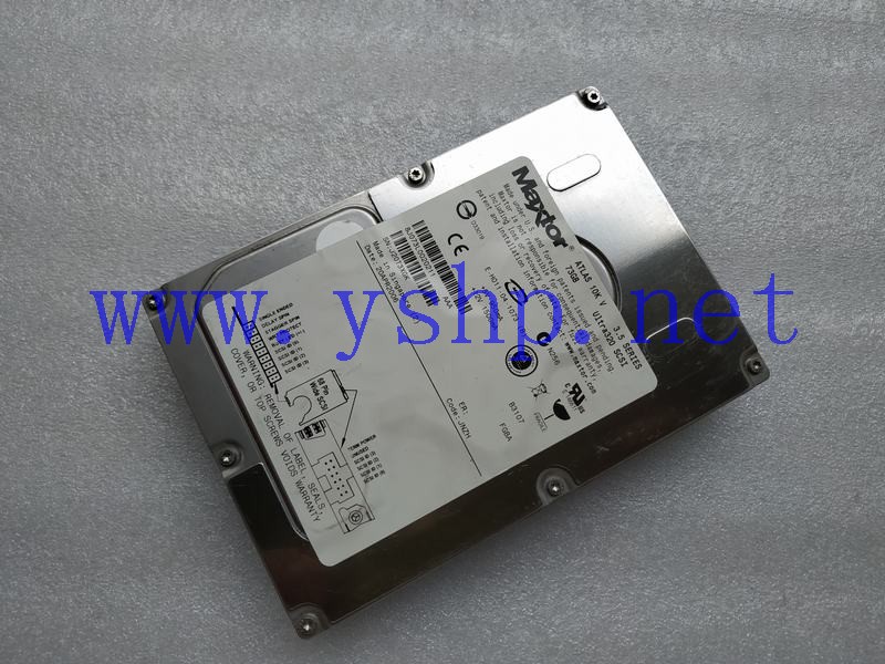 上海源深科技 MAXTOR ATLAS 10K V 3.5 73G Ultra320 SCSI 68 pin  Hard disk   高清图片