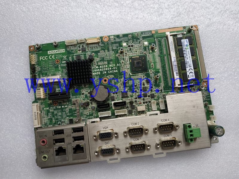 上海源深科技  Advantech mainboard  PCM-8206 REV.A1 19AK820604-01 969K820601E 高清图片