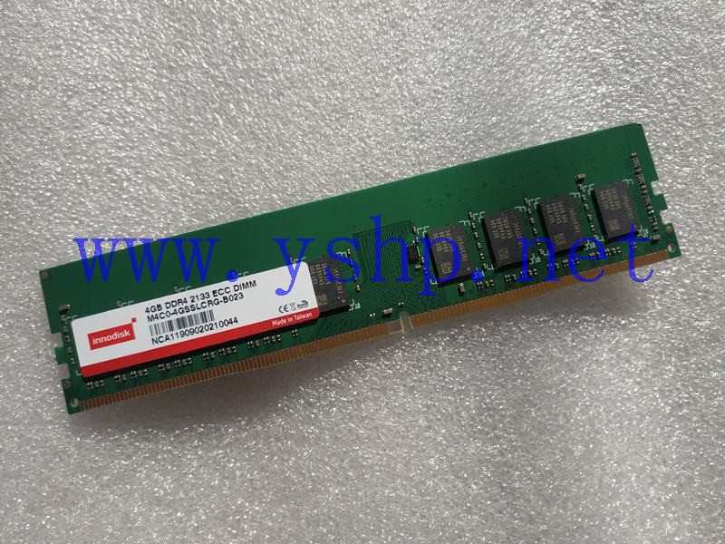 上海源深科技  Memory   4GB DDR4 2133 ECC DIMM M4C0-4GSSLCRG-B023 高清图片