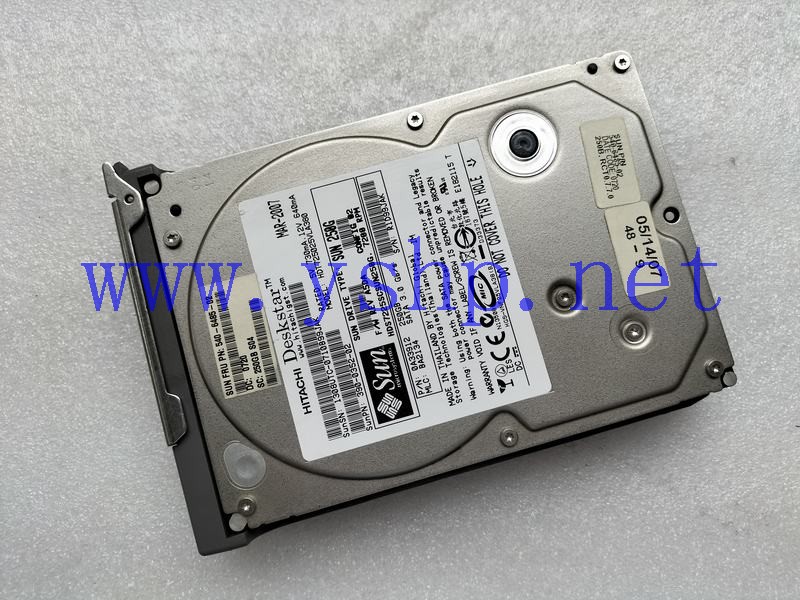 上海源深科技 SUN 250G SATA Hard disk   540-6485-02 540-6065-01 高清图片
