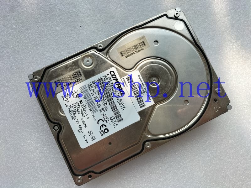 上海源深科技 HP 4.3GB 4300MB SCSI 68 pin  Hard disk   339514-001 339506-B21 339512-001 DDRS-34560 21L9433 高清图片