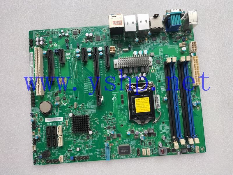 上海源深科技 SUPER X9SAE REV 1.01A mainboard 高清图片