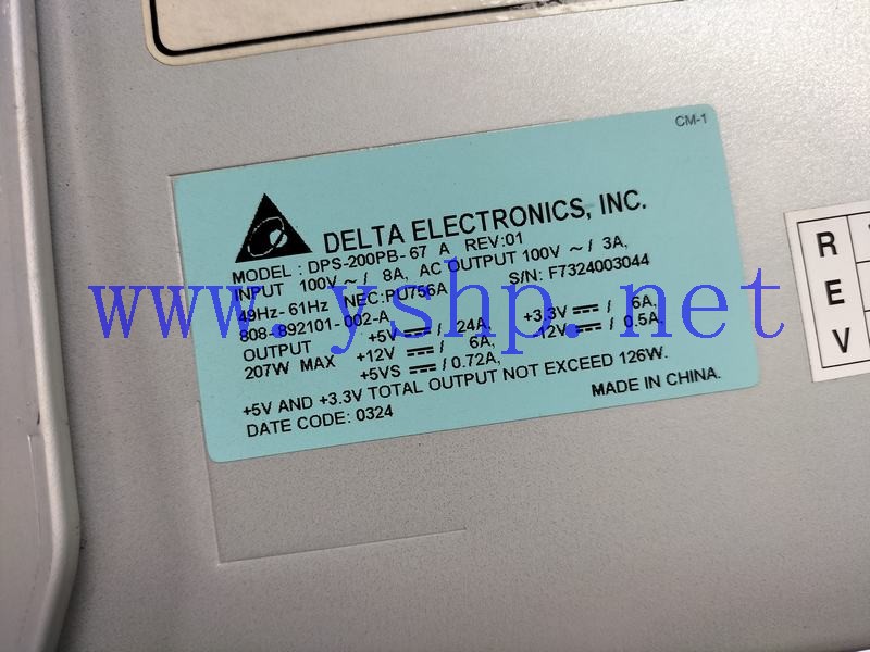 上海源深科技 NEC PC-9821 RA43  Power Supply   DPS-200PB-67 A 高清图片
