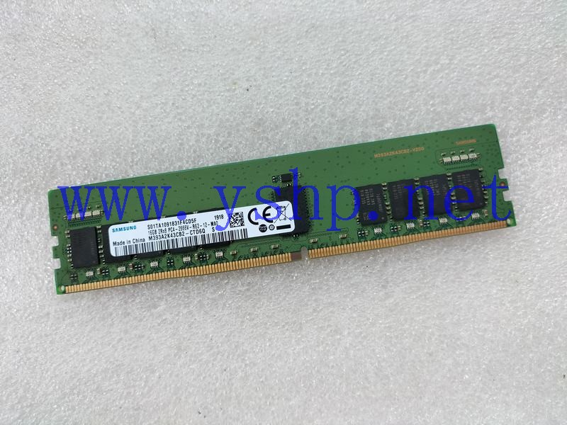上海源深科技  Server Memory   三星 16GB 2RX8 PC4-2666V-RE2-12-MA0 高清图片