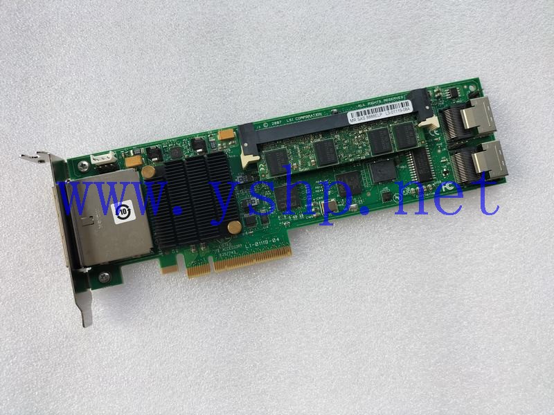 上海源深科技 LSI SAS SATAII  Raid card带512M缓存  Half-height  MR SAS8888ELP 高清图片