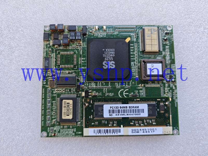 上海源深科技 Industrial motherboard ETX SOM-4451F 高清图片