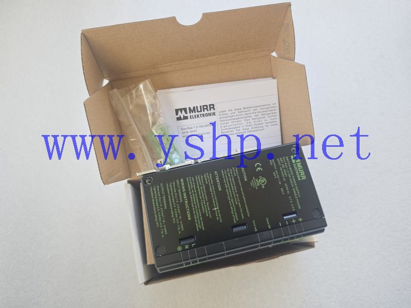 上海源深科技 Brand New MURR SWITCH MODE POWER SUPPLY ECO-RAIL 1.3-100-240/24 85301 24VDC 1.3A 高清图片