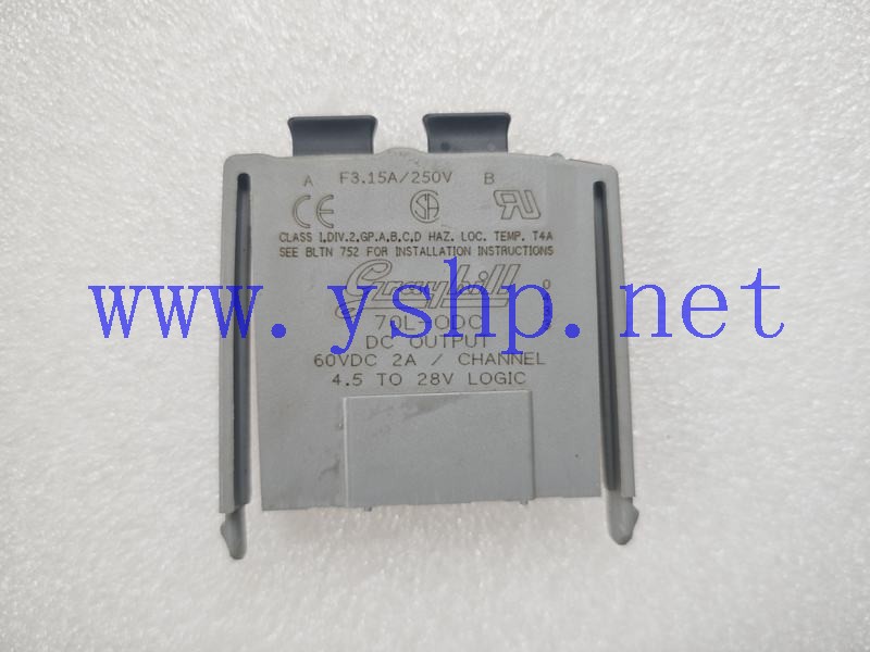 上海源深科技 Grayhill 70L-ODC 60VDC 2A CHANNEL 4.5 TO 28V LOGIC 高清图片