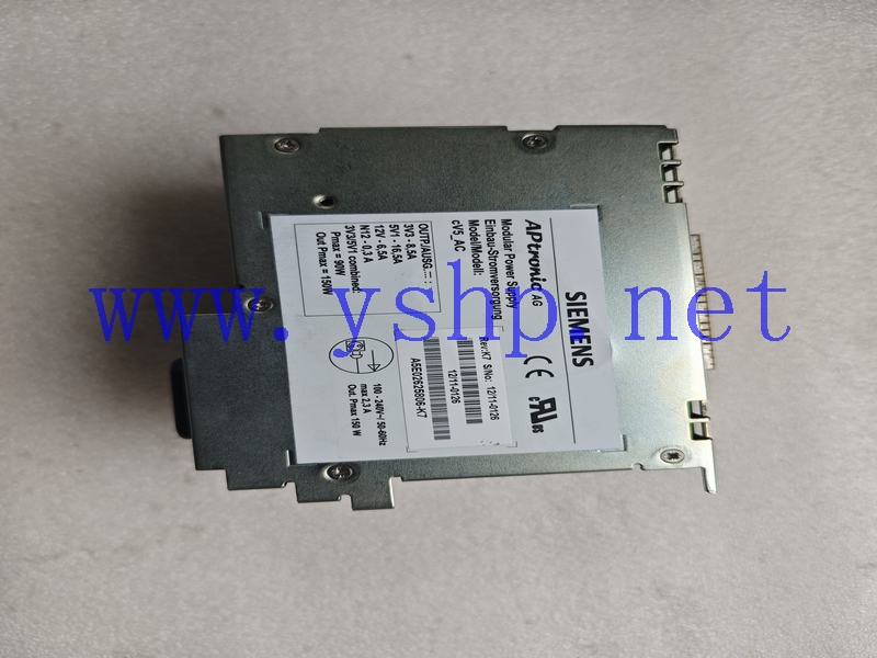 上海源深科技 Industrial power supply SIEMENS APTRONIC cV5_AC A5E02625806-K7 高清图片