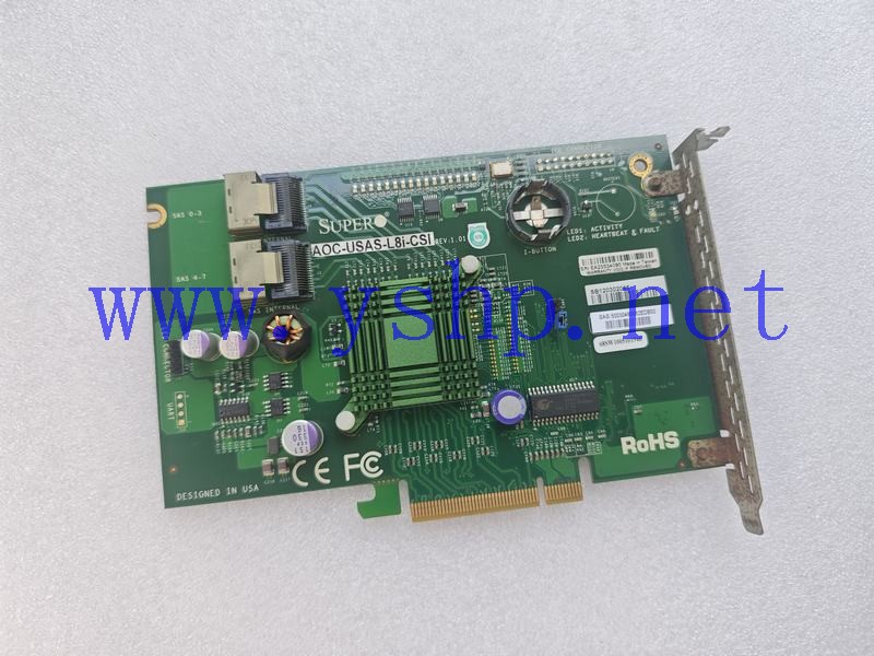 上海源深科技 Industrial board SUPER AOC-USAS-L8i-CSI REV 1.01 高清图片